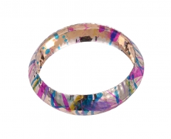 Painting Pattern Bangle Bracelet