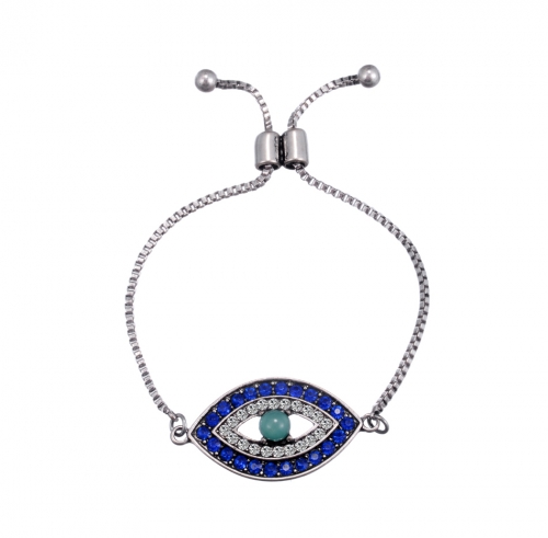 Evil Eye Slider Bracelet