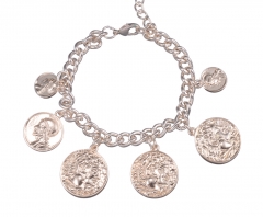 Multi Layer Coin Bracelet