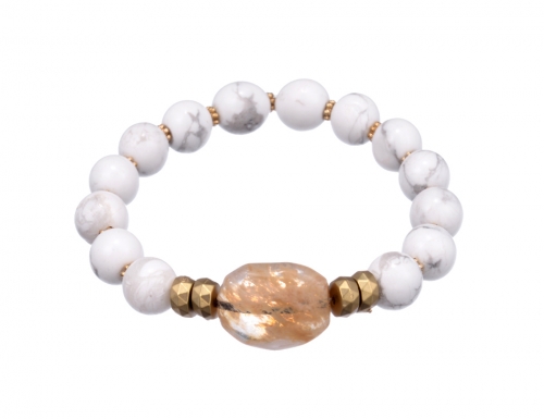 Semi-Precious Stone Beaded Bracelet