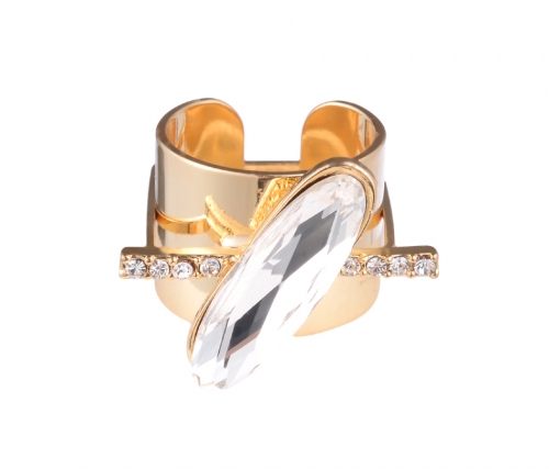 Womens Gold Layered Ring