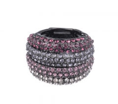 Micro Pave Multi-Layer Ring