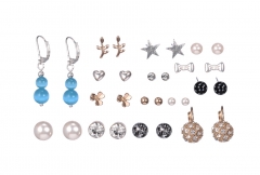 Women'S Girl's Assorted Multiple Stud Earring