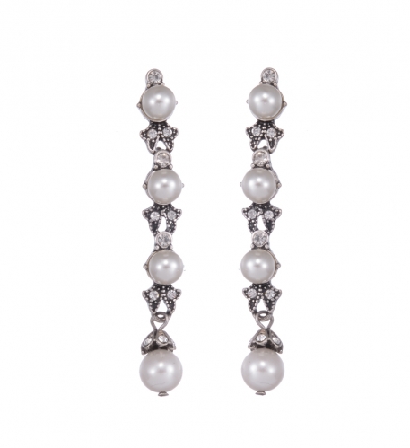 Antique Pearl Drop Earrings